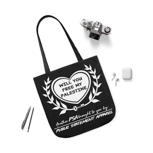 PSA Tote Bag - Will You Free My Palestine