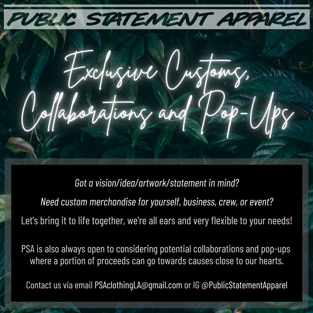 PSA - Exclusive Customs, Collaborations and Pop-Ups