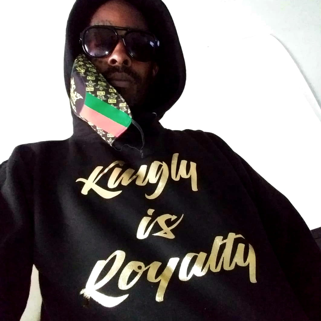 KINGLY X PSA Collabo Hoodie - Kingly Is Royalty/Queenly Is Royalty