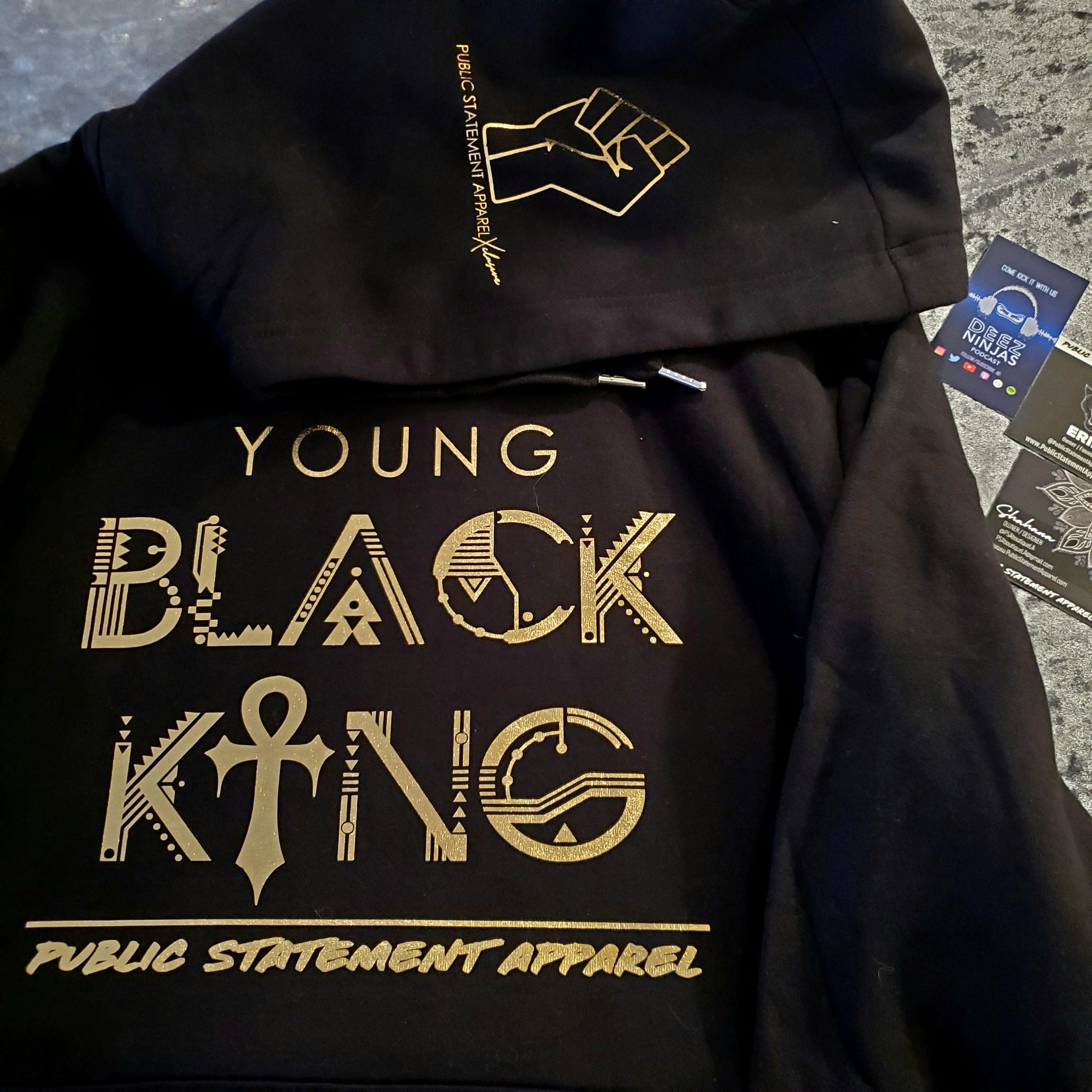 PSA Hoodie (Youth Sizes) - Young Black King